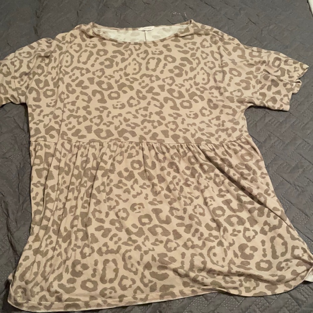 Cheetah shirt chic soul 3x